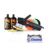 Kestrel DAS6 Dual Action Polisher with Meguiars 105 and 205 and 3 Hex Pads